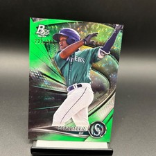 2022 Bowman Platinum #TOP-77 George Feliz Green /299 Seattle Mariners