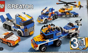Sealed, 2011 LEGO CREATOR: Transport Truck 5765, 3 in 1 Set, Helicopter