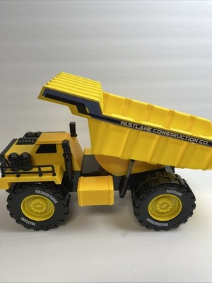 FastLane Construction Large Plastic Dumptruck Toy Motorized Sound/light Tested