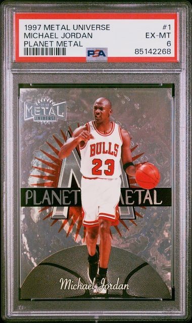 その他 PSA8  UNIVERSE METAL 1997-98 Jordan Michael Universe l 1997 その他