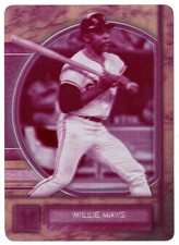 WILLIE MAYS 2025 Topps Museum Collection Magenta 1/1 Printing Plate SSP GIANTS