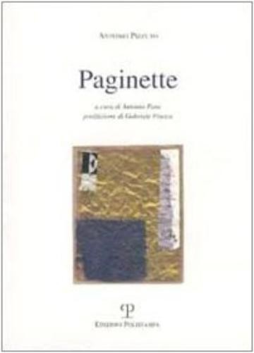 Antonio Pizzuto A. Pane Paginette (Мягкая обложка) (ИМПОРТ ИЗ Великобритании)
