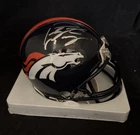 Peyton Manning Denver Broncos Autographed Signed Mini Helmet Gai Coa