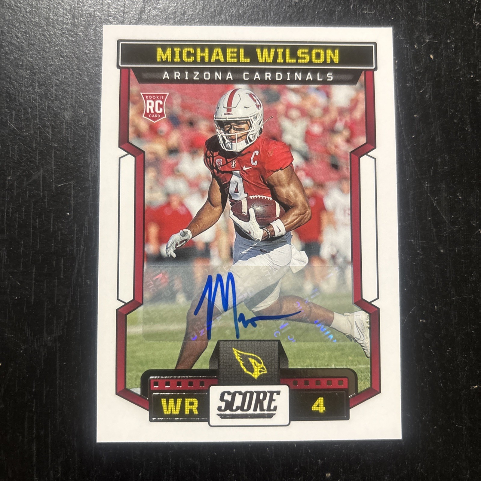 2023 Score - Rookies Michael Wilson #362 Signatures (AU, RC) - Cardinals