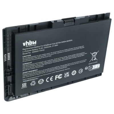 Akku für HP Elitebook Folio 9480m 9470m 9480 9470 3500mAh 14,8V
