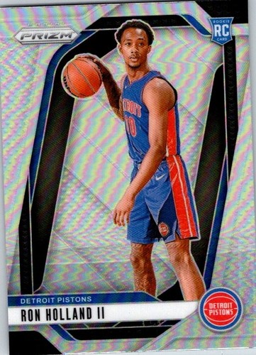 2024-25 Panini Prizm #269 Ron Holland II Rookie RC Card Detroit Pistons ARGENTO