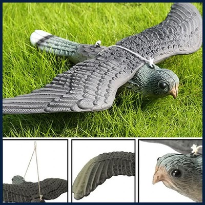 3D Fake Flying Falcon Hawk Bird Repellent Decoy Pest Control Garden Scarer