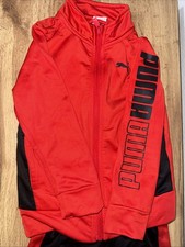 Adidas Boys Red/Black 2-Piece Tracksuit, 4T