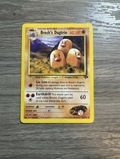 Pokémon Vintage Non-Holo Rare Brock's Dugtrio Gym Challenge 22/132  WotC on eBay
