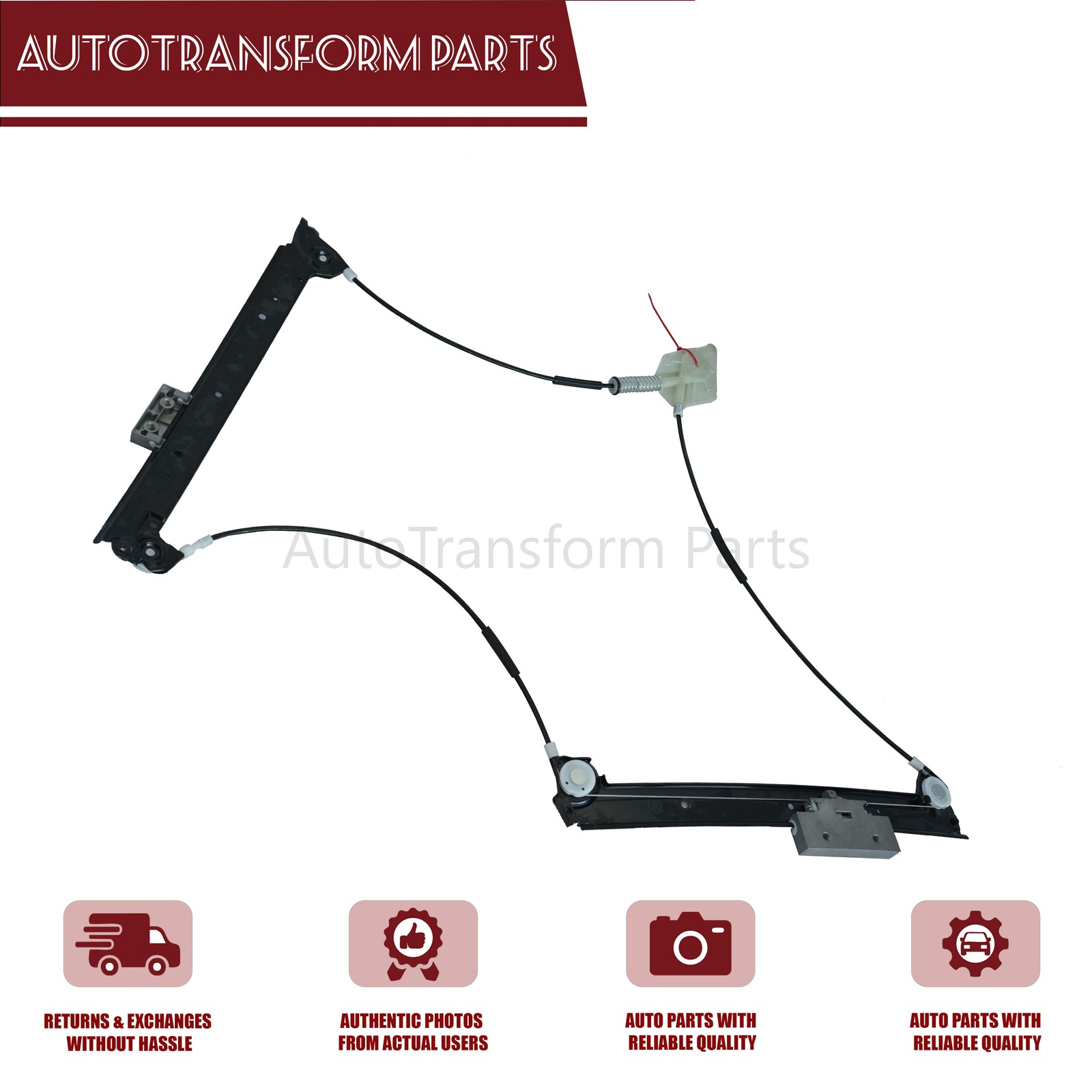 Fits 04-18 Bentley Continental GT Coupe Front Left Window Regulator 3W0837401J