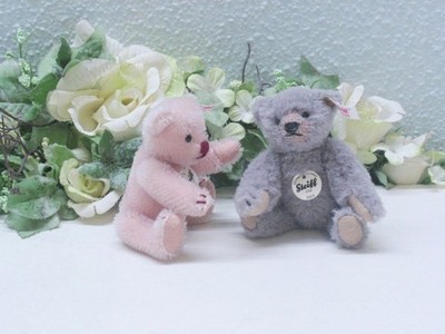 STEIFF CLUB TEDDY 2010 and 2013, 10 cm both  with all ID's