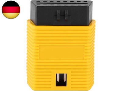 16 Stift Scanner OBD Adapter, OBD Verlängerung Steckverbinder Stecker, 