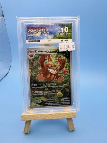 ACE Grading Pokémon TCG Darmanitan IR Holo 098/086 Black Bolt ACE 10 Eng 2025