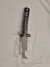 Vintage SAPPORO Katana Bottle Opener Sword Japan Collector’s Gift NEW, Original