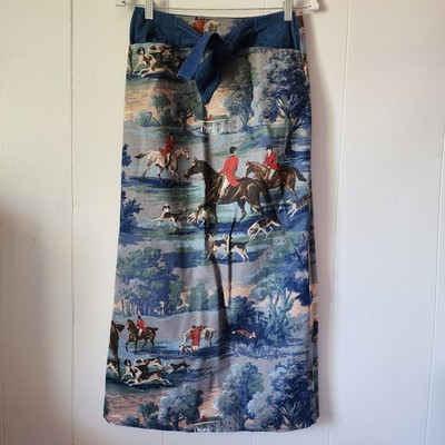Pueblo Equestrian Tapestry Skirt Vintage Western Horse Girl Aesthetic Size S