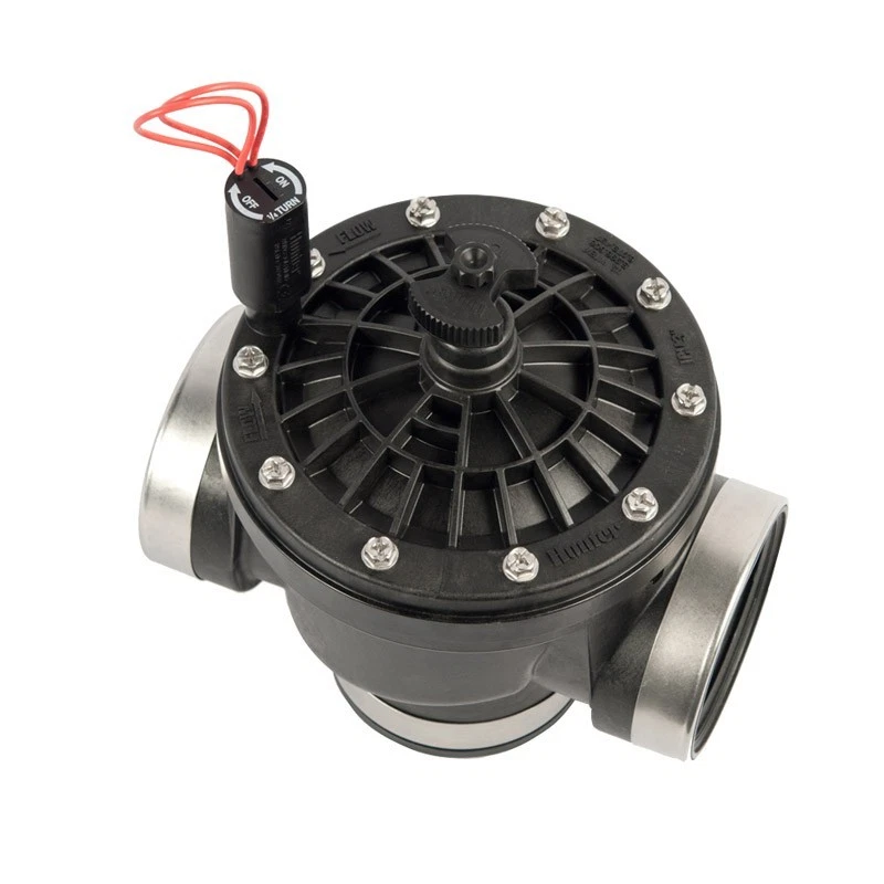 Hunter ICV-301G 3" FPT Inline Irrigation Sprinkler Globe Valve with Flow Control - Image 2 of 4