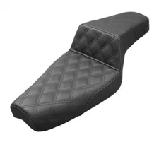 Saddlemen Step Up Seat - Lattice Stitched - Black - XL 879-03-175