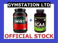 Optimum Nutrition 100% Gold Standard Whey Protein Strawberry 908g + Bcaa 200 Cap Optimum Nutrition 100% Gold Standard Whey Protein Strawberry 908g + Bcaa 200 Cap