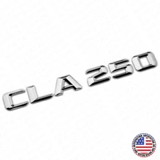 14-16 CLA 250 Emblem Trunk Lid Letter Nameplate Badge Decorate AMG OEM Chrome