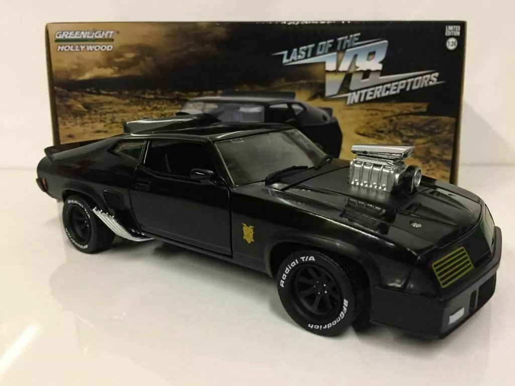 Car Mad Max Ford Falcon Xb Coupé Of 1973 V8 Interceptor Metal 1/18
