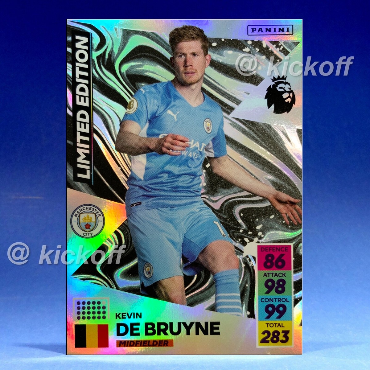 Panini Adrenalyn XL 2021-2022: DE BRUYNE LIMITED Edition Manchester City  21/22
