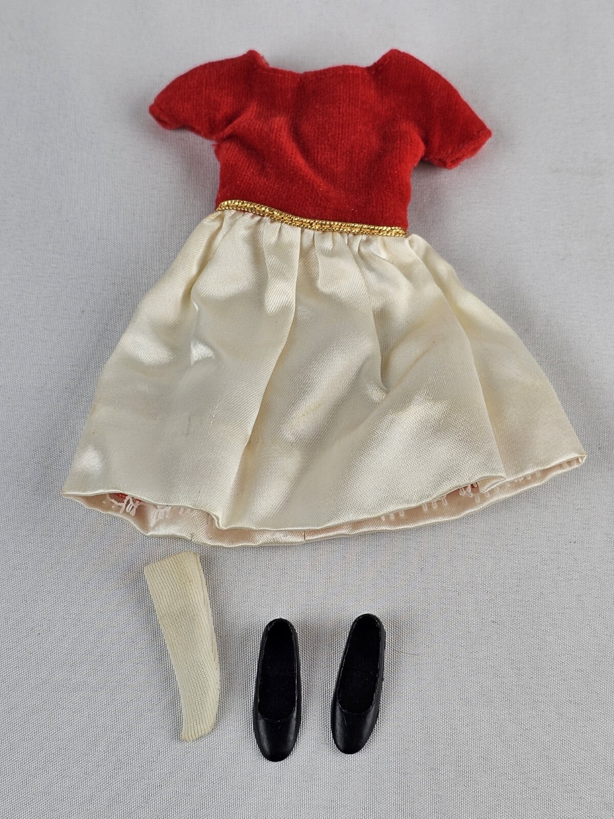 SAOLA Abito elegante skipper vintage anni '60 seta 'N #1902 originale Mattel SOLO UN CALZINO