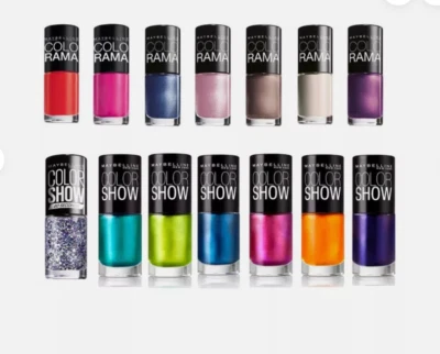 MAYBELLINE NEW YORK Maybelline NAIL POLISH VARNISH Color Show 60 Seconds NEW - SELECT SHADE