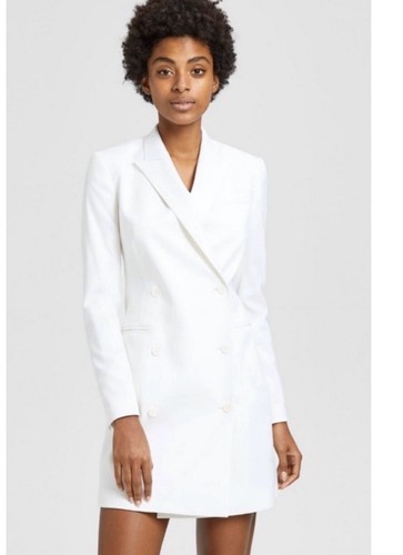 Theory White Blazer Dress. NWT. Size 0 
