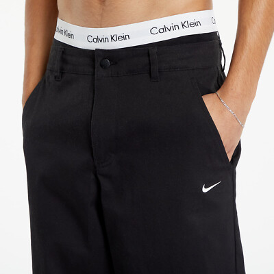 Nike Life Collection El Chino Cotton Twill Pants Black Size