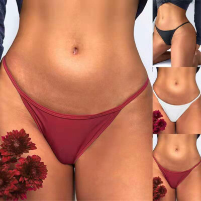 Damen-Babydoll Tanga Tanga Rückenfreies Höschen Hoher Schnitt Florale C8