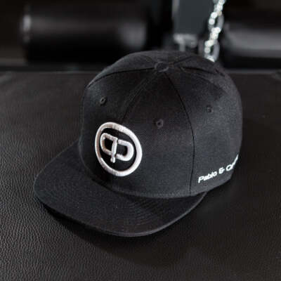 Pablo & Capone Snapback Cap - Black & White 2.0