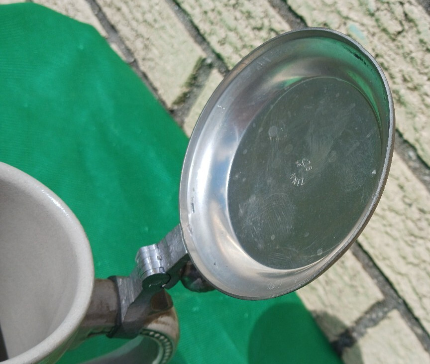 RARE W. Germany Original Beer Stein Mug Gerzit Gerz Hopfen U Malz Gott Erhalt's