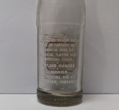 Ligonier Beverages ACL Bottle Ligonier Indiana 8 oz Ligonier Artificial Ice Co - Picture 11 of 23