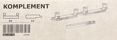  Ikea  Pax Dämpfer KOMPLEMENT für Schiebetüren grau 504.437.74 Neu OVP 