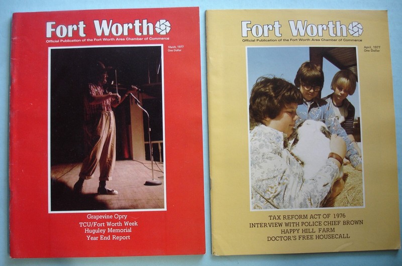 2 FORT WORTH March April 1977 Grapevine Opry Theatre TCU Police Chief Interview
