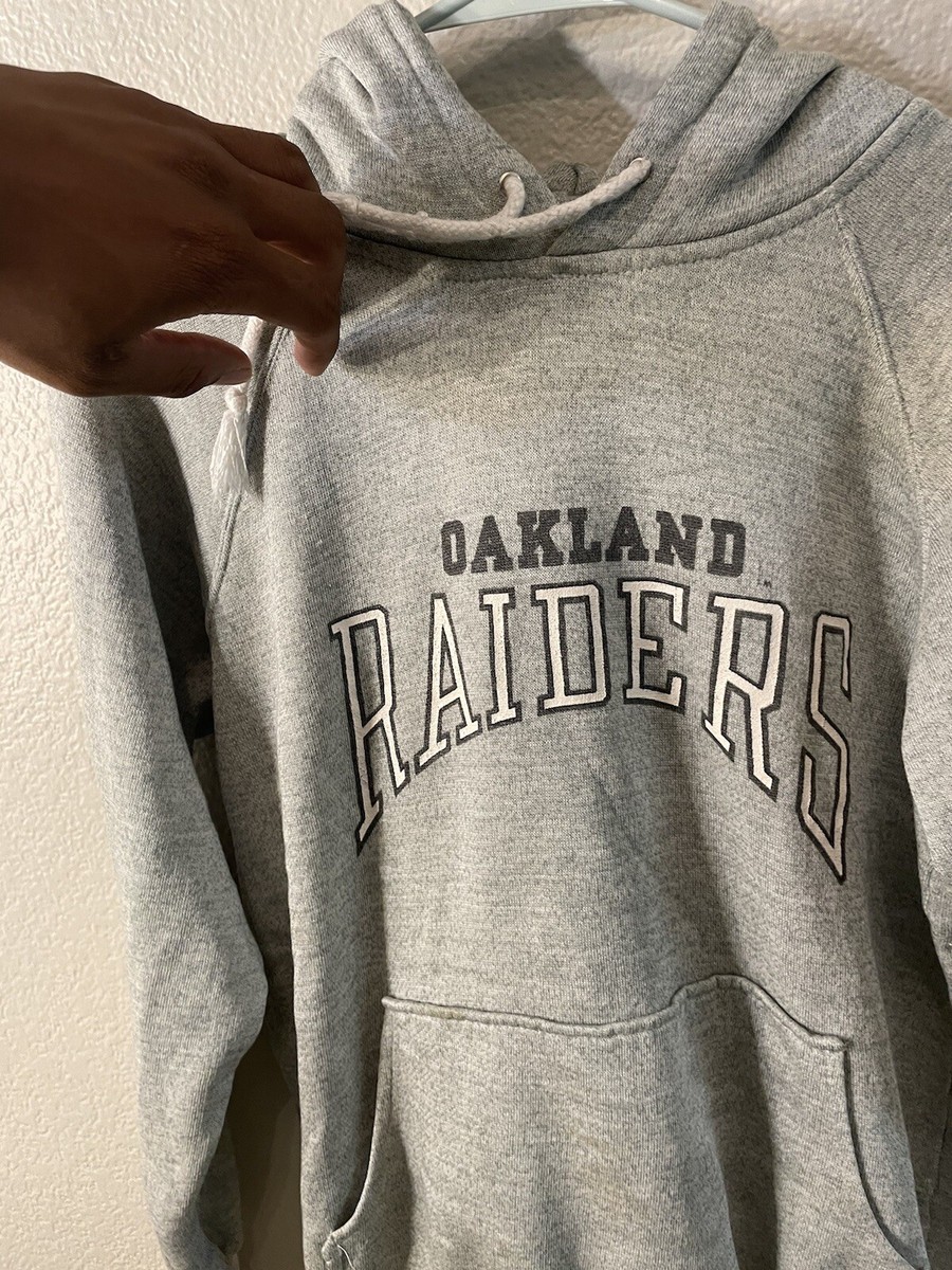 Vtg Champion 70s Oakland Raiders Hoodie True Vintage Check 