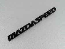 06-13 Mazda 3 6 Black Mazdaspeed Emblem Rear Trunk Badge Nameplate Back Logo 06-13 Mazda 3 6 Black Mazdaspeed Emblem Rear Trunk Badge Nameplate Back Logo