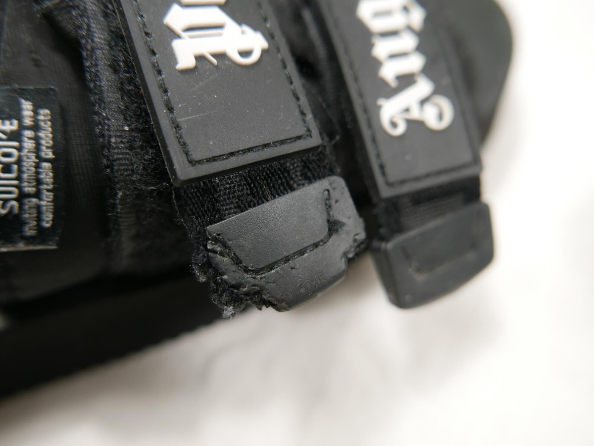 Palm Angels x Suicoke Sandals Slides Vibram Black RARE 8,5 Palm Angels x Suicoke Sandals Slides Vibram Black RARE 8,5