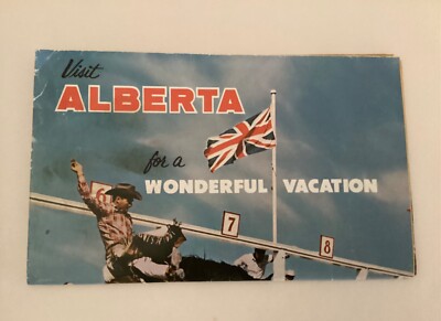 Visit Alberta for a Wonderful Vacation Canada Brochure Guide F10