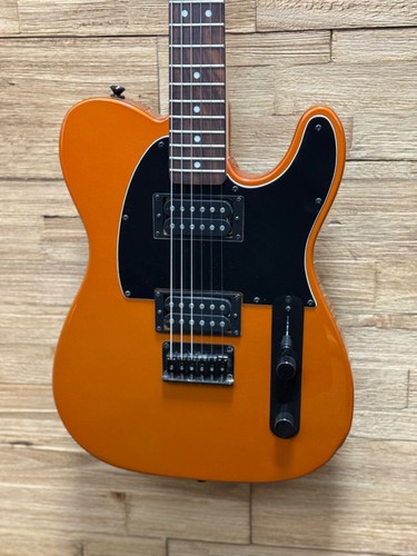 Squier Affinity FSR Telecaster HH Guitar -Metallic Orange 2017 7lbs 5oz- Nice!!