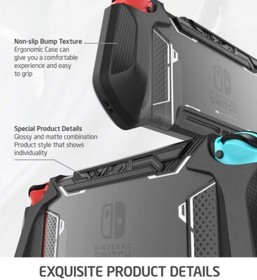 Mumba Dockable Case For Nintendo Switch Console JoyCon Controller TPU Grip Cover