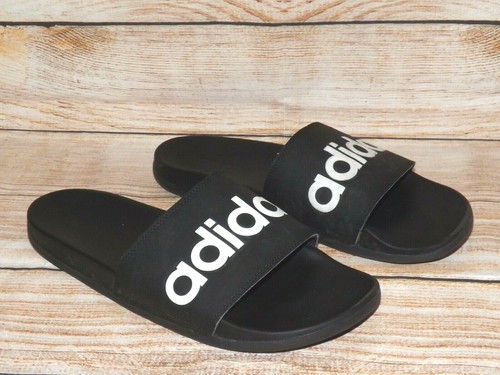 Adidas Men S Adilette Comfort Slide Sandal 13 Black Gem