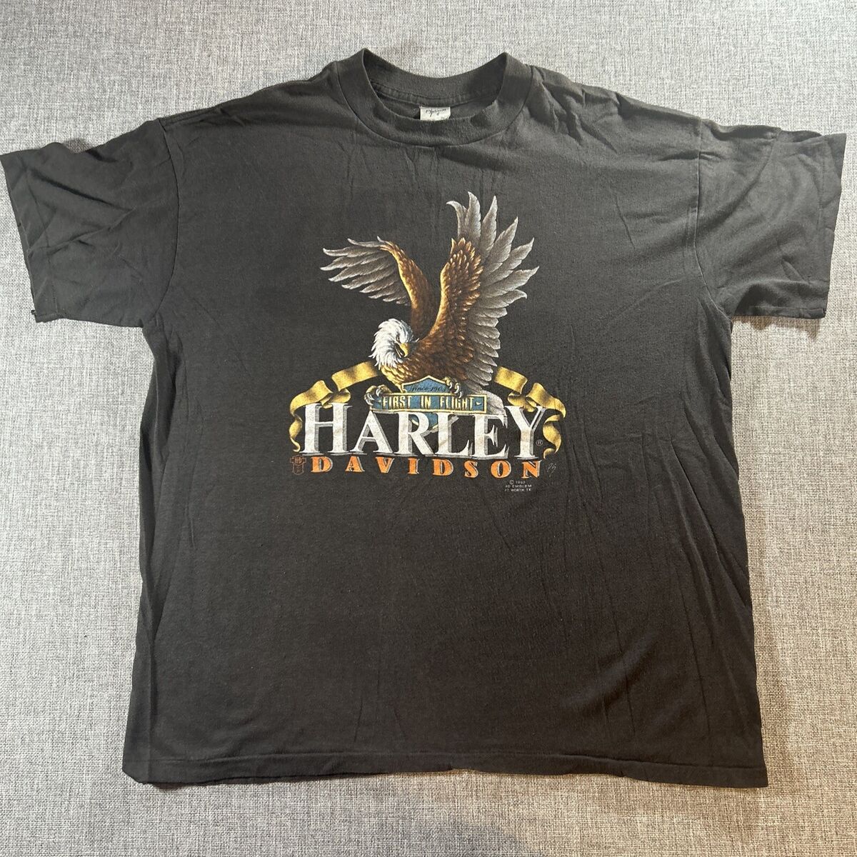 Vintage 3D Emblem Harley Davidson Shirt 2XL XXL 80s 1987 Vintage 3D Emblem Harley Davidson Shirt 2XL XXL 80s 1987