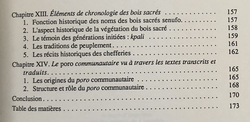 AFRIQUE La mémoire Senufo : Bois sacré, éducation et chefferie (ARSAN 1988) - Picture 4 of 4