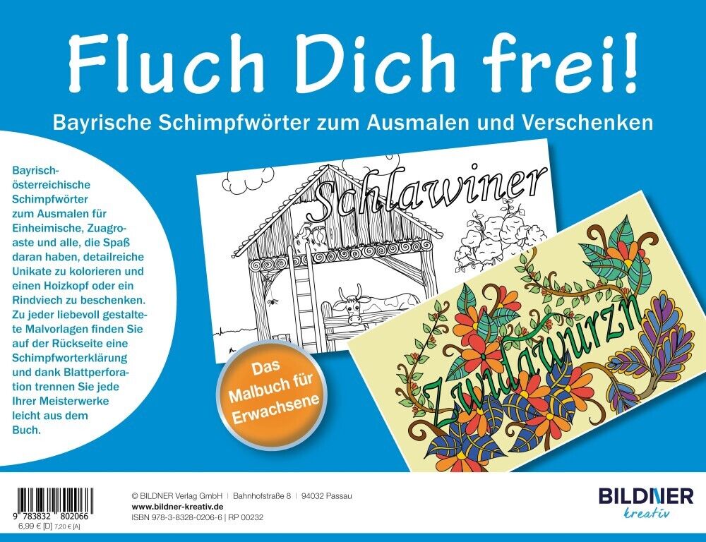Thumbnail - Unbekannt. / Das Malbuch Für Erwachsene: Fluch Dich Frei