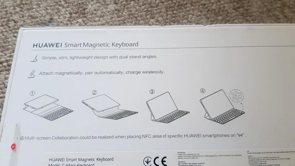 Huawei C-Marx Matepad Pro Keyboard - Grey (55032609) - Image 2 of 3