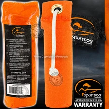 One SportDOG SDT00-11688 Genuine Puppy Canvas Dummy Orange Young or Adult Dog