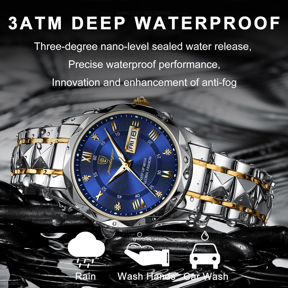 3atm waterproof rating hot sale