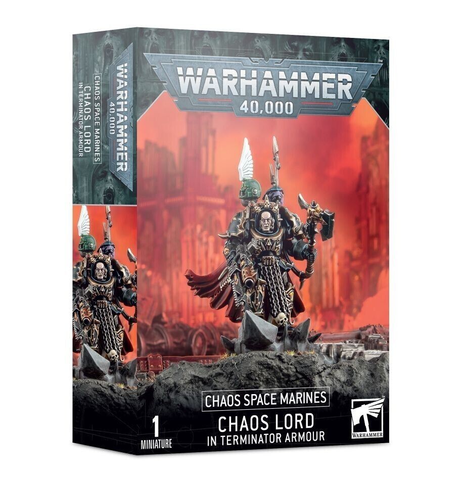 Warhammer 40k CSM Chaos Lord / Sorcerer Lord in Terminator Armour
