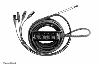 Elite Core Perseus PERS4-BF-200 Perseus 4 CH 200' Box to Fan Snake w/TECHFLEX